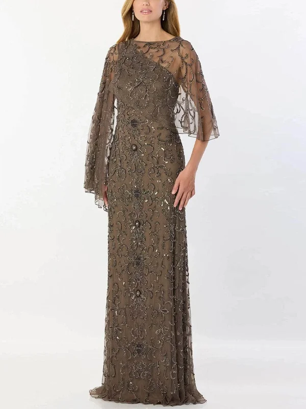 Lace Solid Color Dress Suit