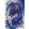 Purple Dragon-11CT Stamped Cross Stitch 50*70cm(Big Size)