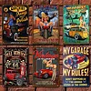 Pin Up Girl - Random Vintage Metal  Sign Mystery Box Surprise Box 10pcs - /20pcs - /30pcs - /50pcs - 