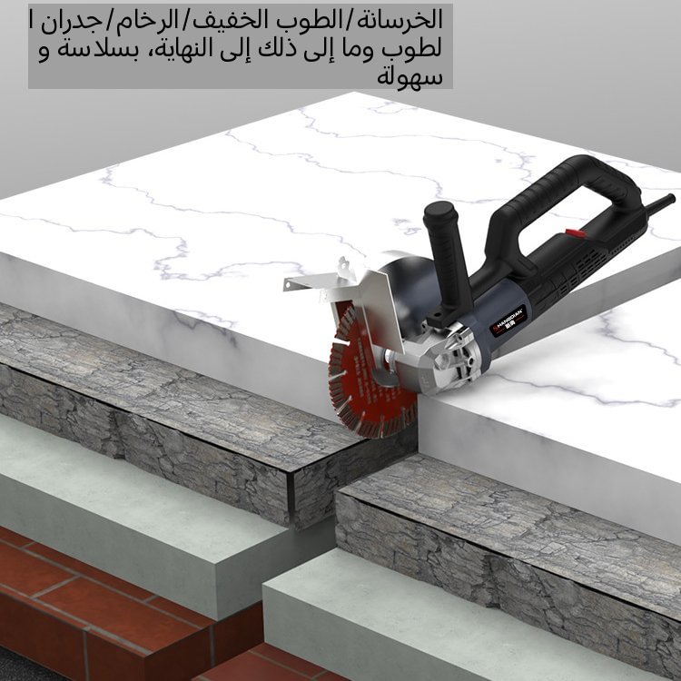 أداة قص وتخريم يدوية جديدة، قوية وبدون فرش (براشلس)