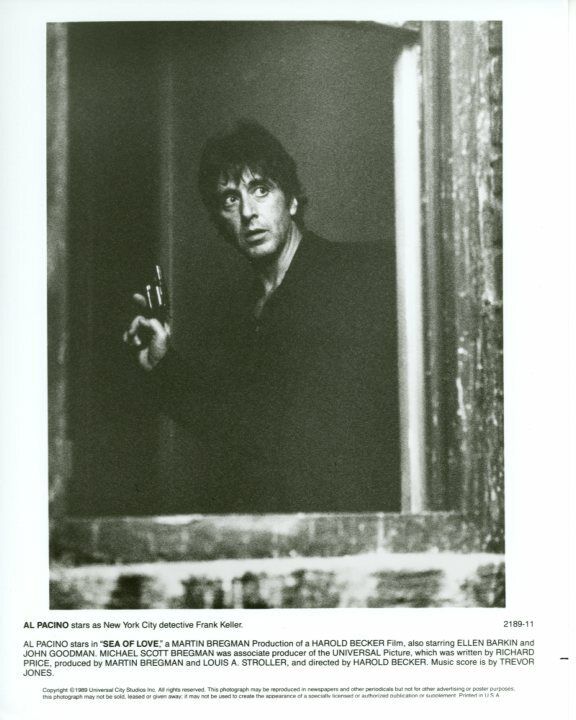 Al Pacino Sea of Love Original Press 8X10 Photo Poster painting