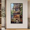 Diamond Painting-DIY Full Square Drill French Street Scene(45*75CM)
