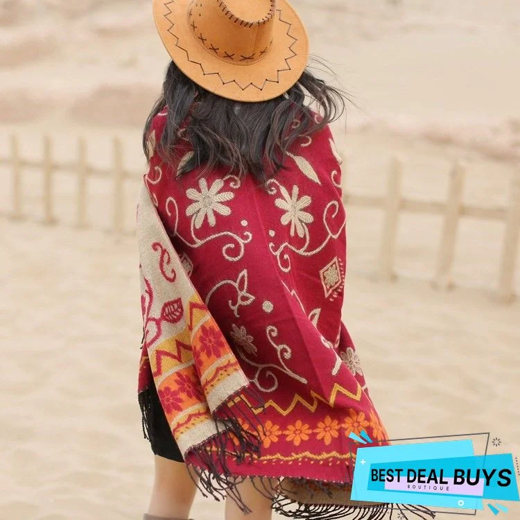 Boho Geometric Cotton Scarf