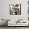 Old Couple-11CT Stamped Cross Stitch 40*40cm/15.75*15.75in tapestrymarket