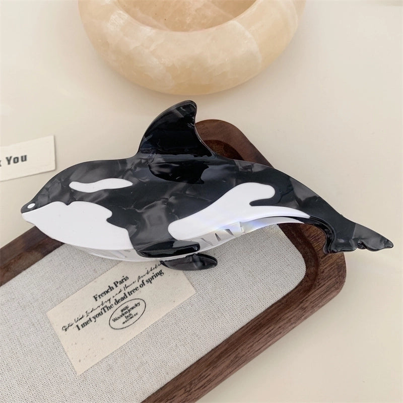 Women’s Minimalist Classic Style Fish Acetic Acid Sheets Hair Claws