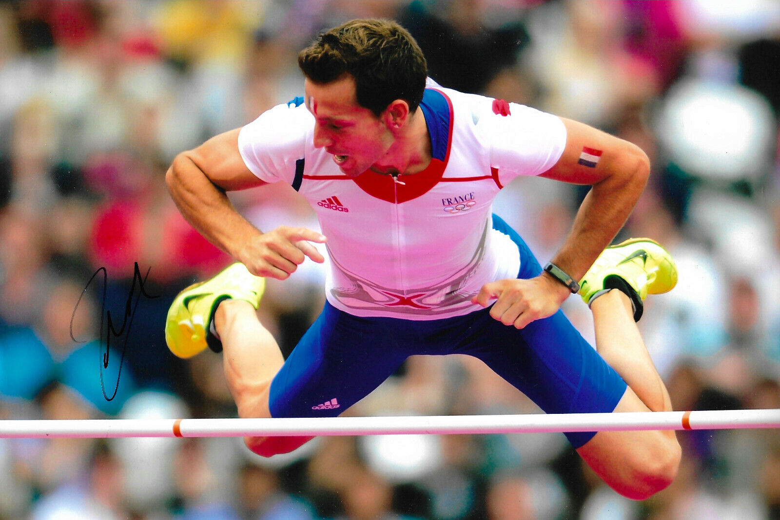 Renaud Lavillenie signed 8x12 inch Photo Poster painting autograph