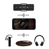 Wireless Bluetooth-Compatible Remote Button Motorcycle Handlebar Media Control
