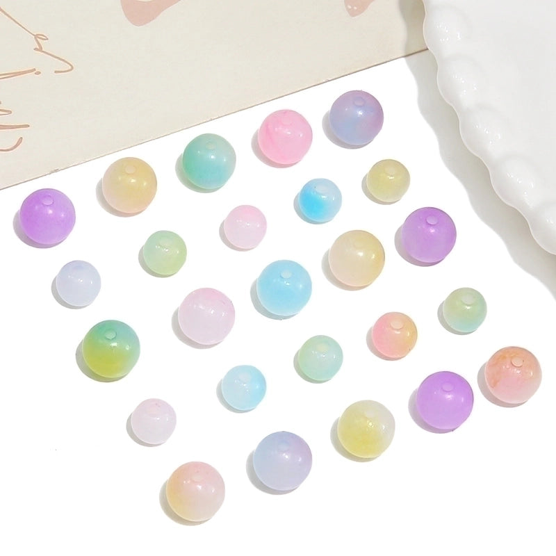 1 Set Diameter 10mm Diameter 8mm 2mm Arylic Round Beads