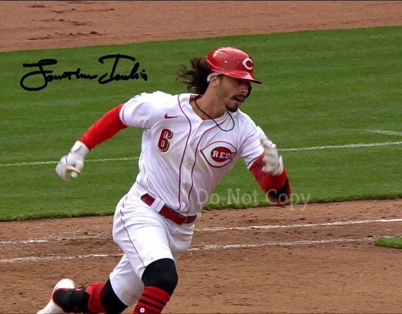 Jonathan India Signed Photo Poster painting 8X10 rp Autographed Picture * Cincinnati Reds