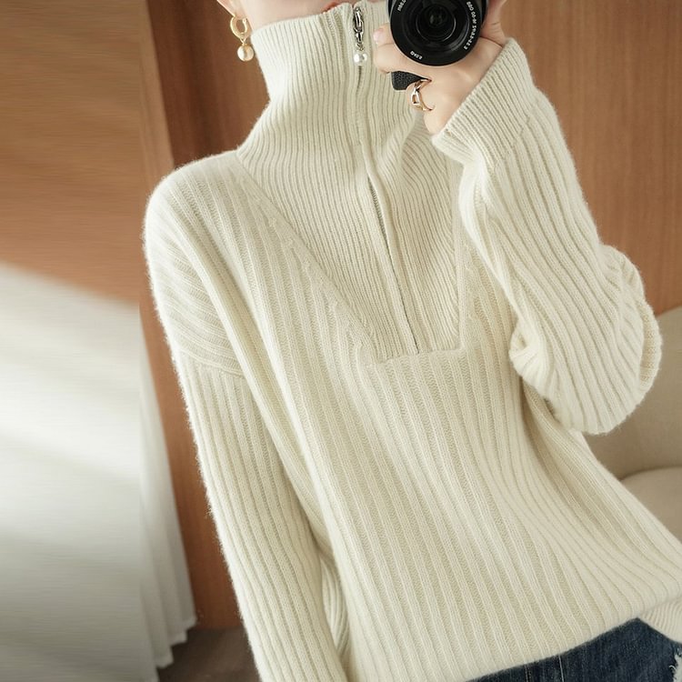 Casual Long Sleeve Shift Sweater