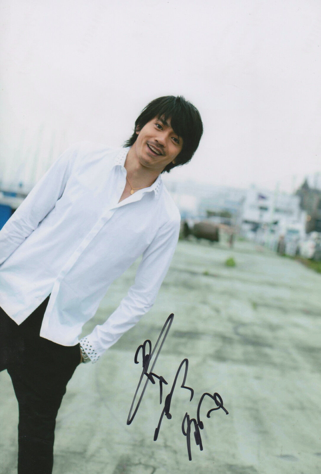 Sho Aoyagi signed 8x12 inch Photo Poster painting autograph