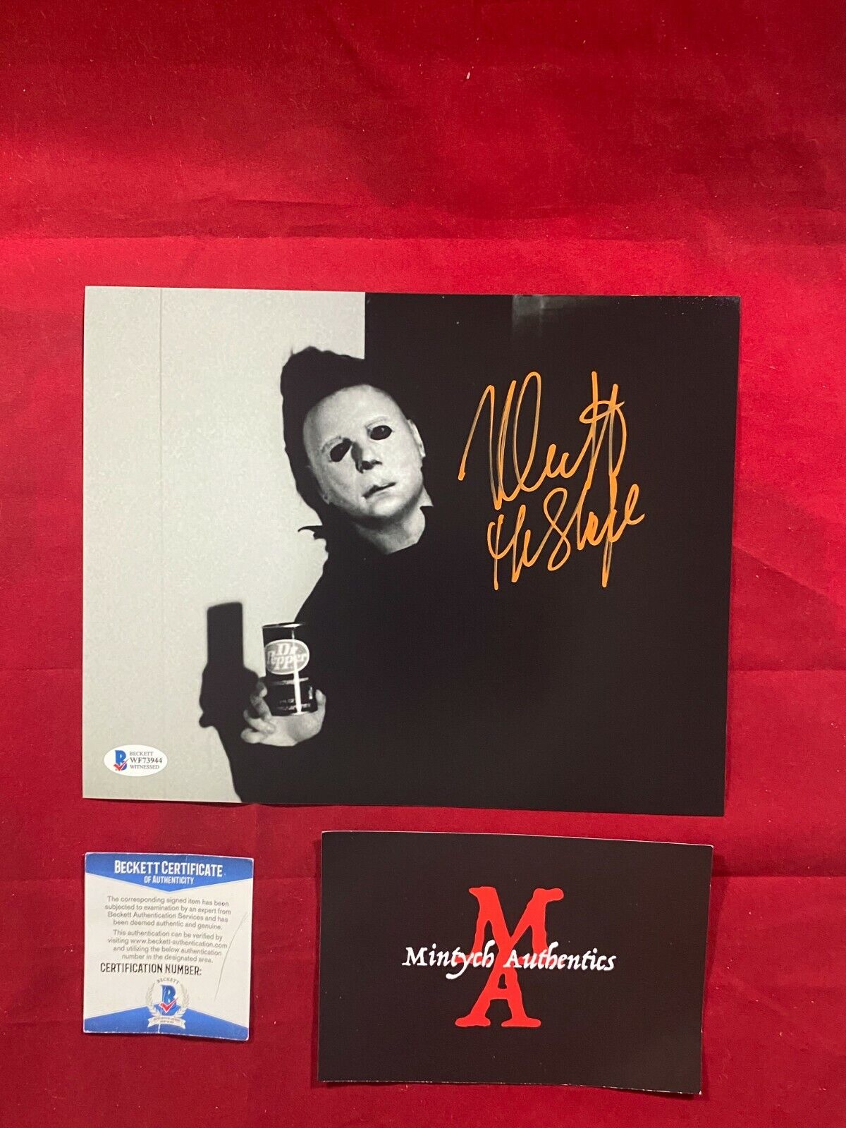 NICK CASTLE AUTOGRAPHED SIGNED 8X10 Photo Poster painting! HALLOWEEN! MICHAEL MYERS! BECKETT COA