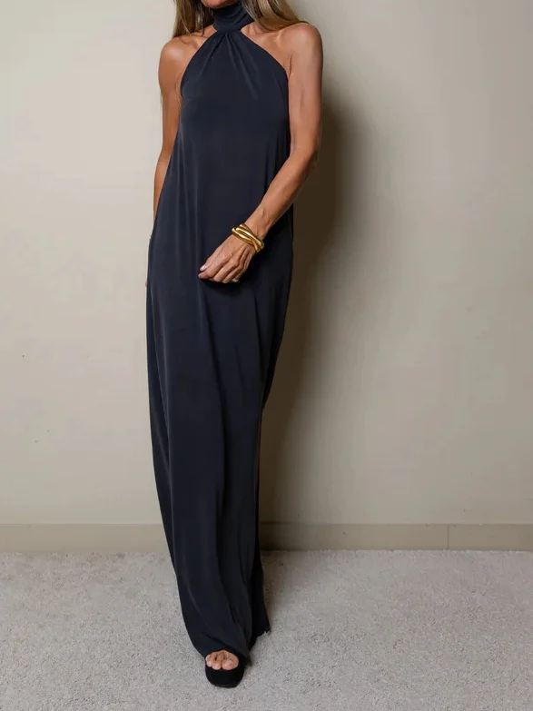 Slik Sleeveless Maxi Dress