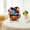 Acrylic Special Shaped Halloween Table Top Diamond Painting Ornament Kit