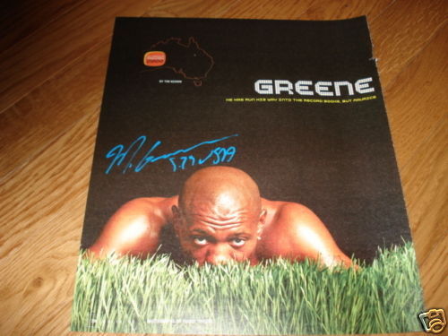 Maurice Greene Olympian Runner Signed ESPN 10x12 Photo Poster painting F4