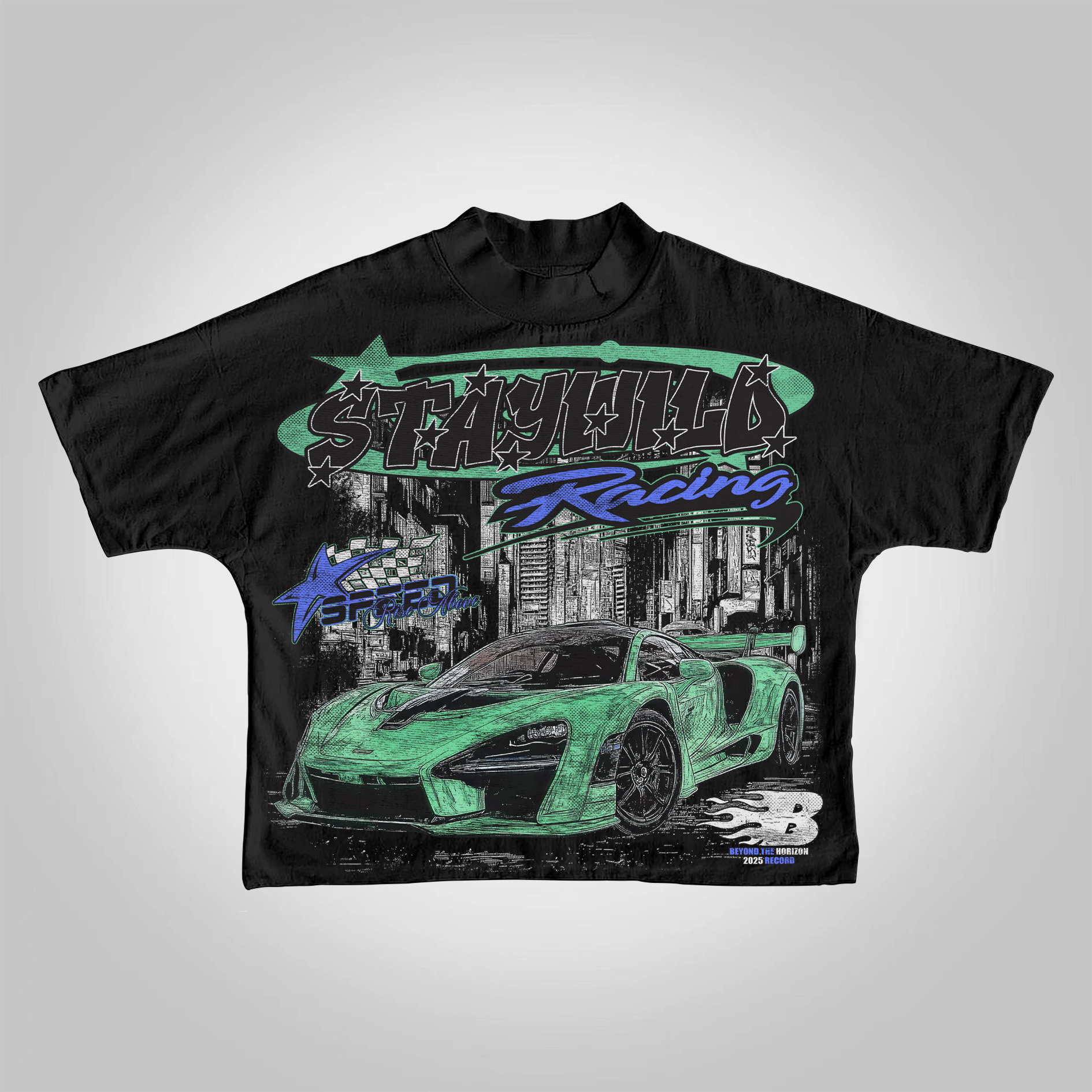 Sopula Y2K Fast Racing Make Vintage Part 2 Graphics Cropped T-Shirts
