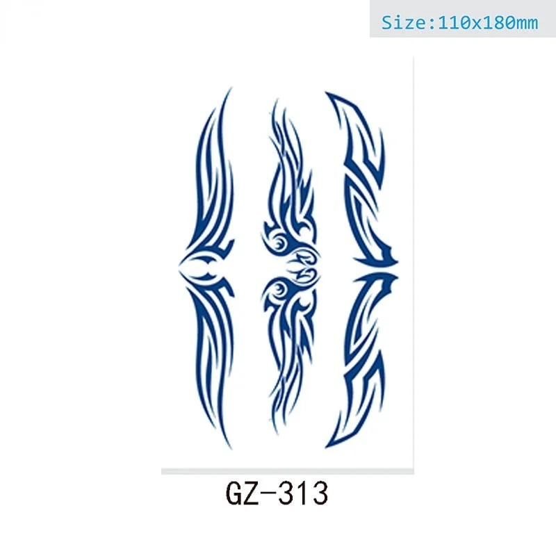 Net Red Herbal Juice Semi-permanent Waterproof Sweat-proof Tattoo Masking Scar Tattoo Sticker Herbal Juice Tattoo Sticker