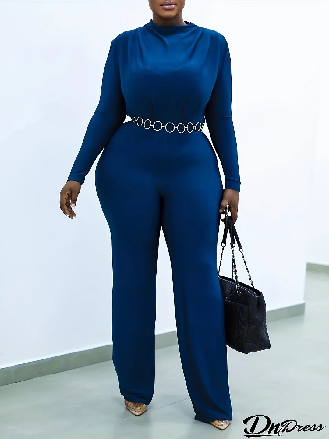 Women Fall/Winter Casual Long Sleeve Jumpsuit