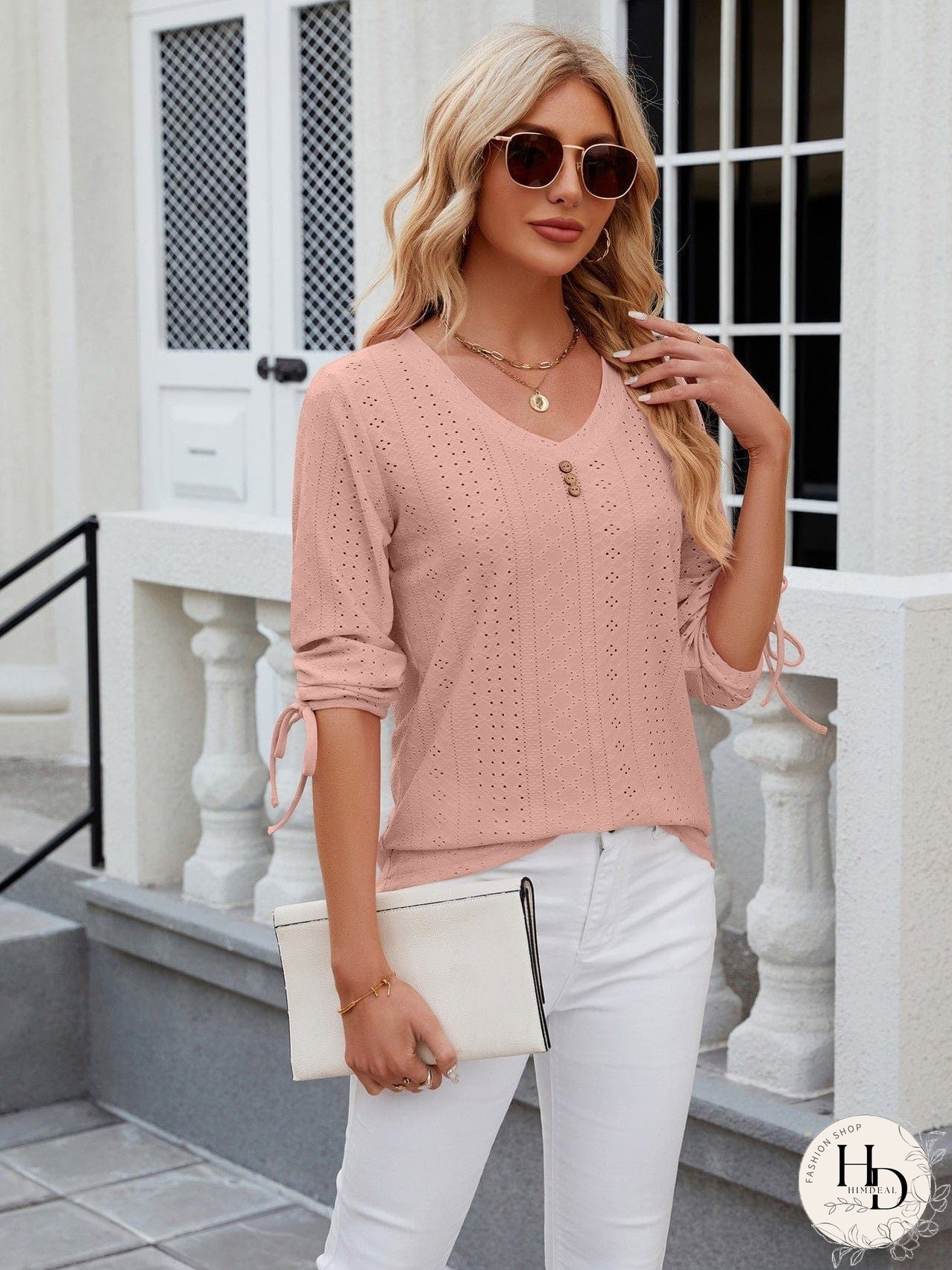Versatile Knit Mock Neck T-Shirt