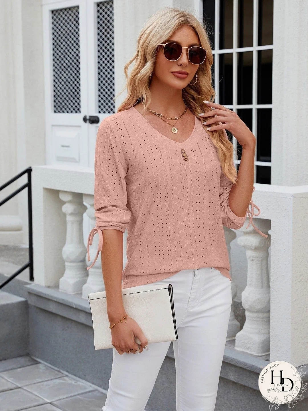 Versatile Knit Mock Neck T-Shirt