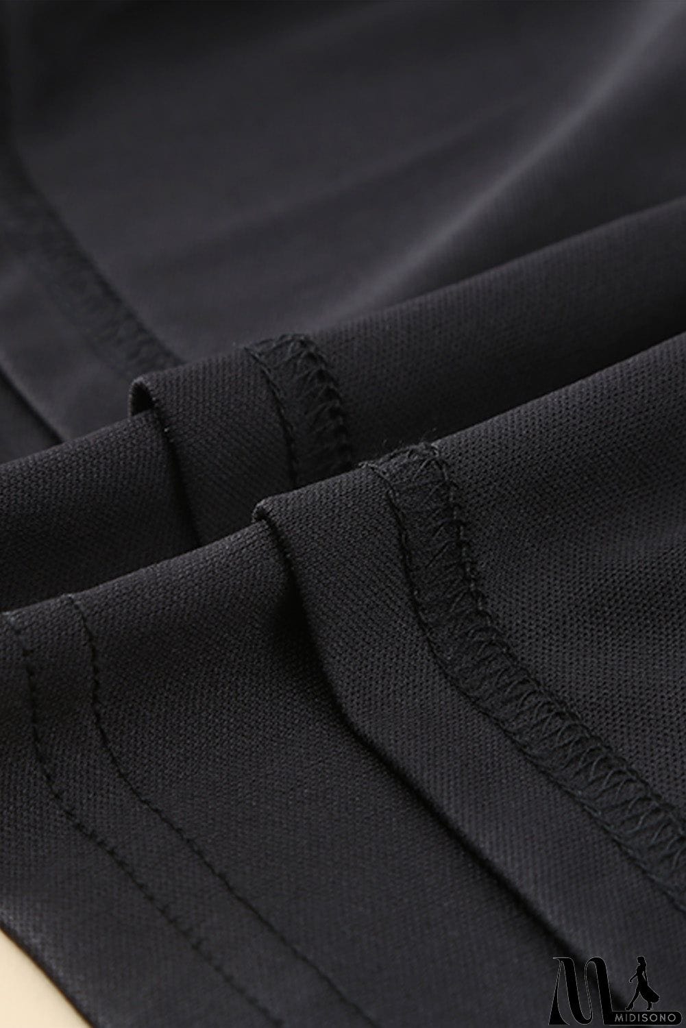 MidiSono - Swiss Dot Bubble Sleeve Blouse