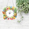 DIY Fruit Diamond Clock Art Pendant Home Wall Decoration Crafts