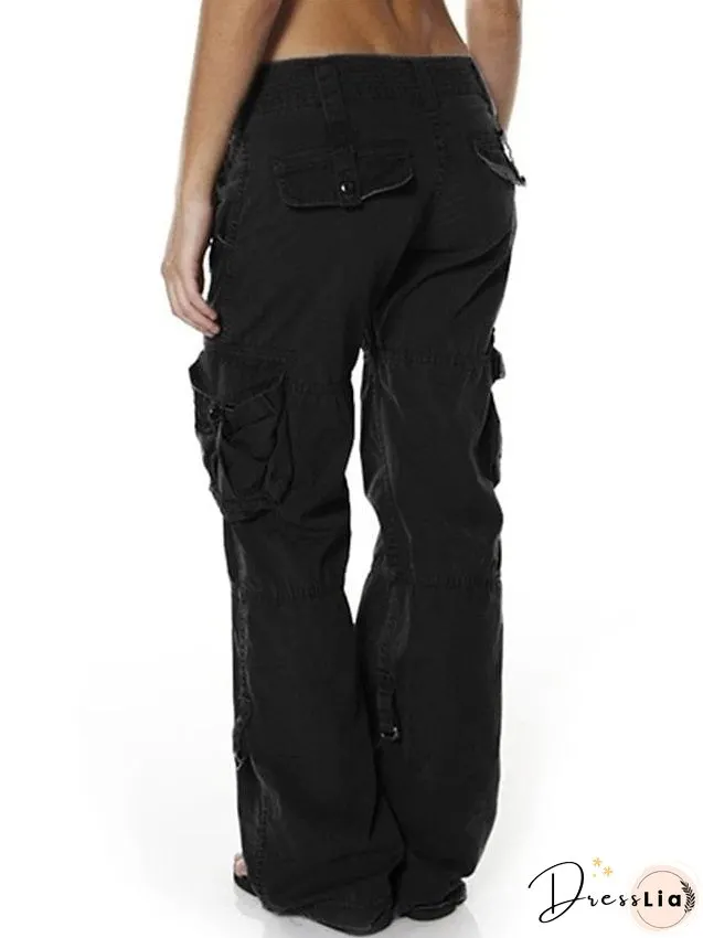 Contemporary Black Cargo Pants