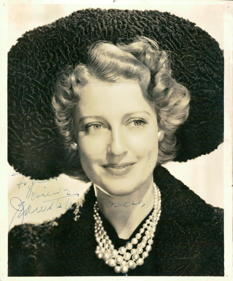 Jeanette MacDonald (Vintage) signed Photo Poster painting COA