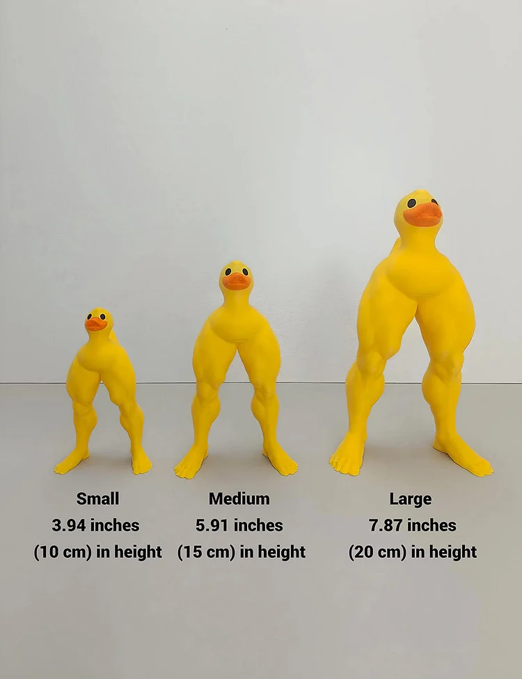 3D Printed Muscular Legs Duck