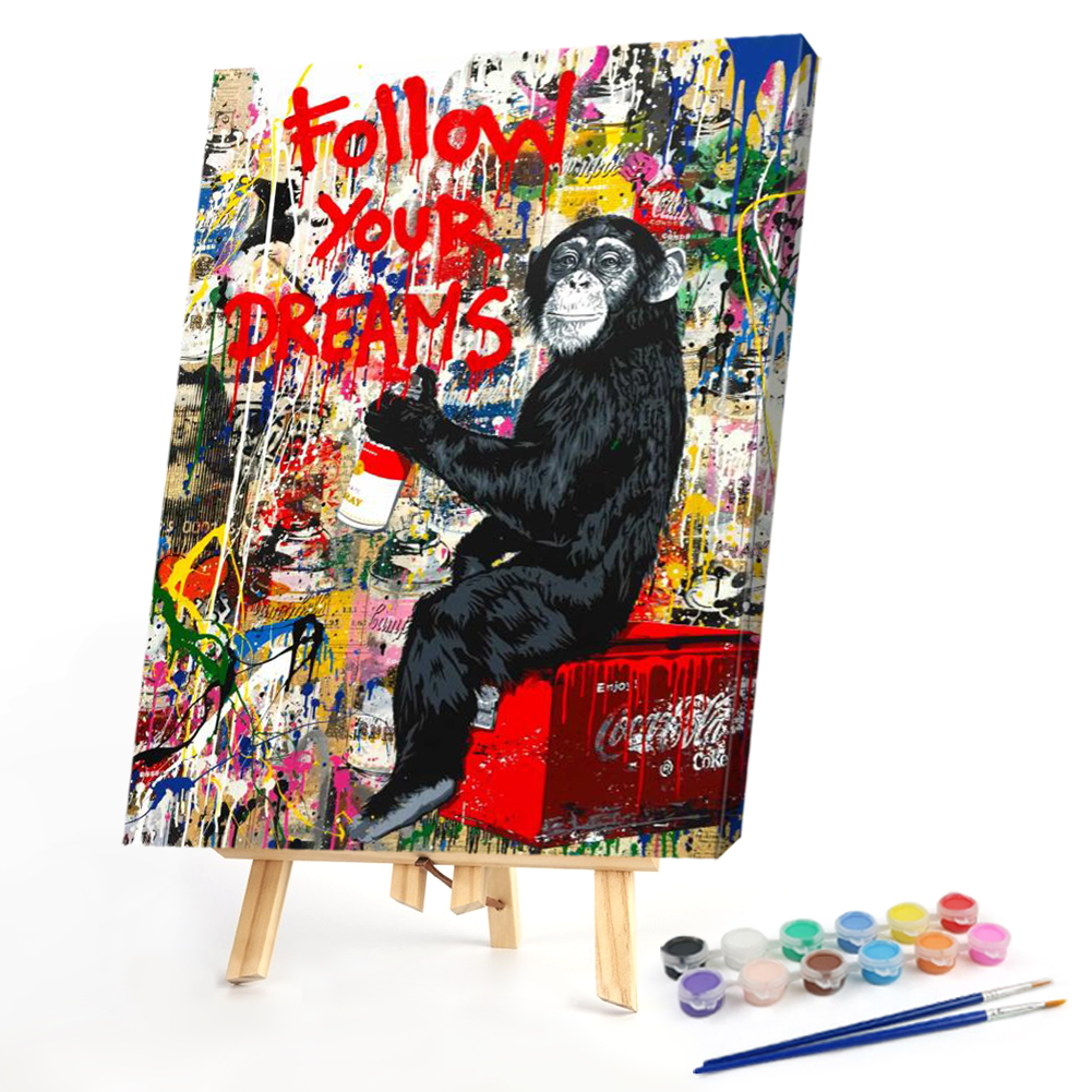 

40*50CM - Paint By Numbers - Street Graffiti, 501 Original