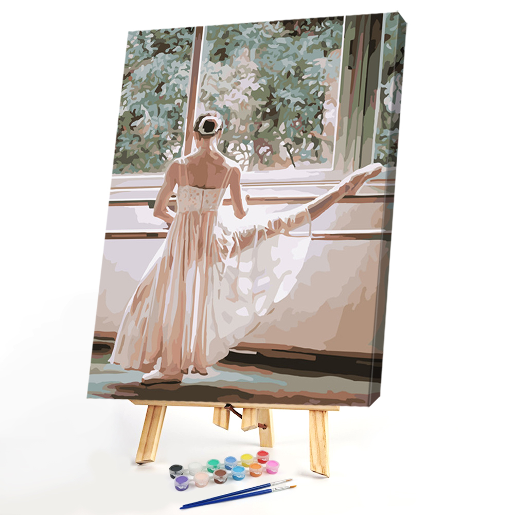 

40*50CM Paint By Numbers-Practice Ballet, 501 Original