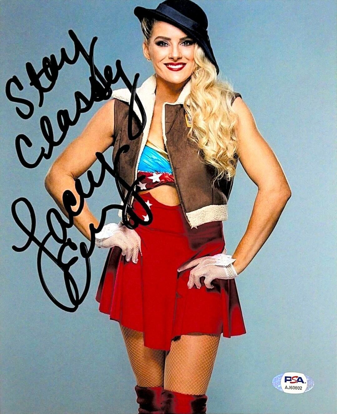 WWE LACEY EVANS HAND SIGNED AUTOGRAPHED 8X10 Photo Poster painting WITH PROOF & PSA DNA COA 6