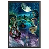 Pet Sematary Graveyard Cat Horror Movies-11CT Stamped Cross Stitch 40*60cm (Big Size)
