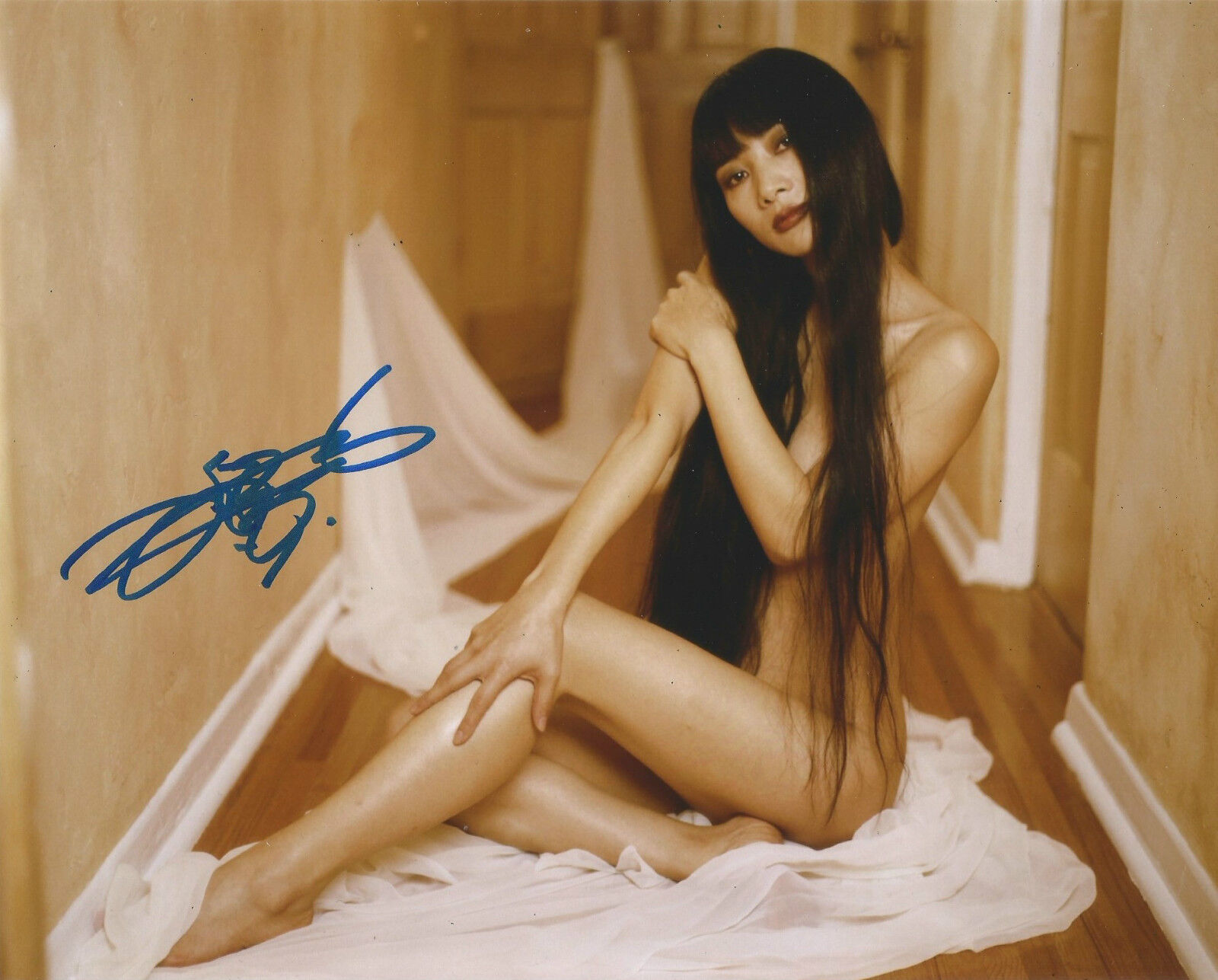 Bai Ling Signed 10x8 Photo Poster painting With Proof AFTAL