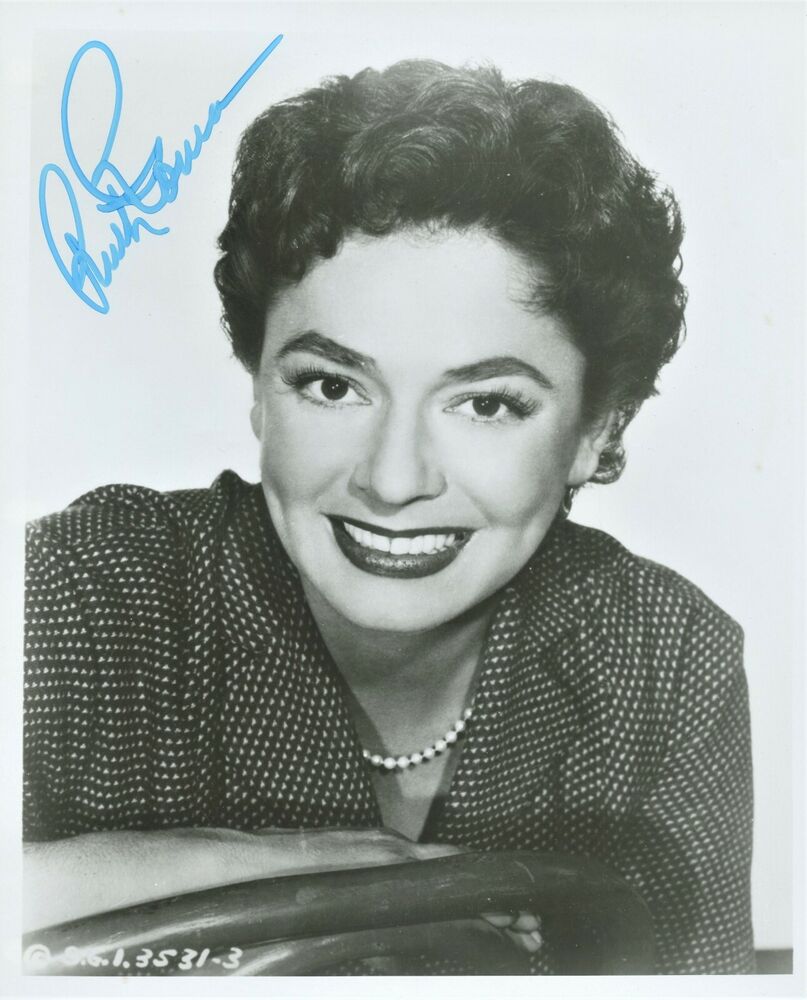 Lovely RUTH ROMAN Signed Photo Poster painting