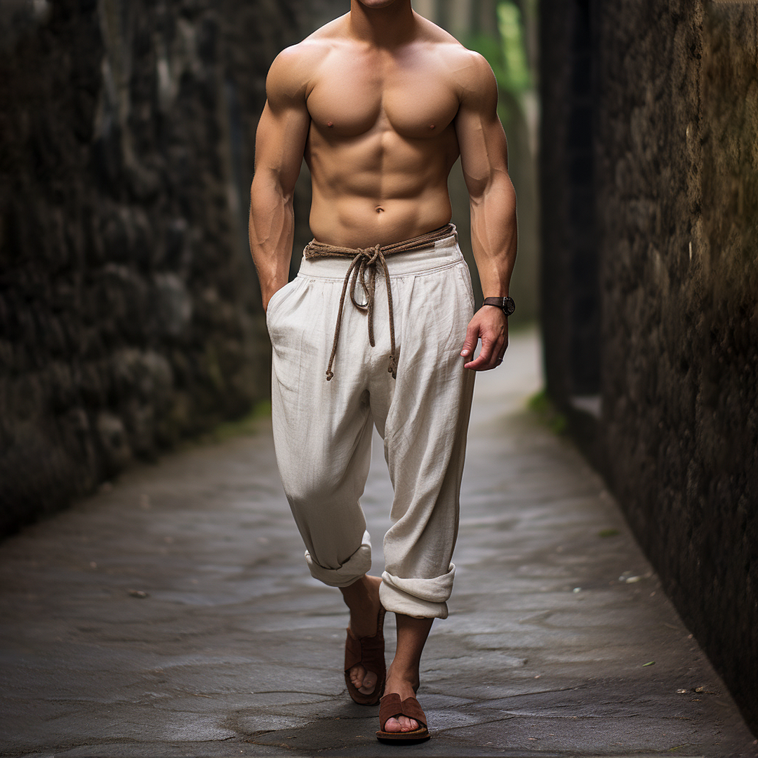 Breathable Linen Pants-inspireuse
