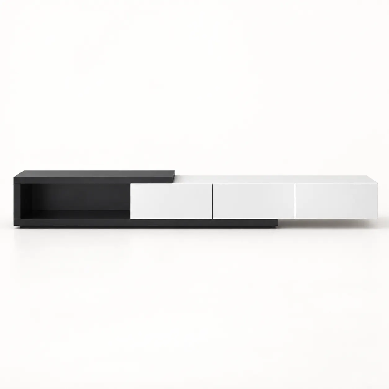 TV Console 159302 — white studio view