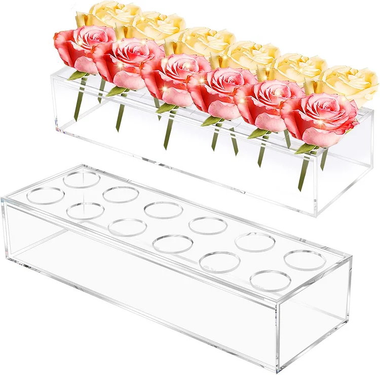 Clear Acrylic Flower Vase