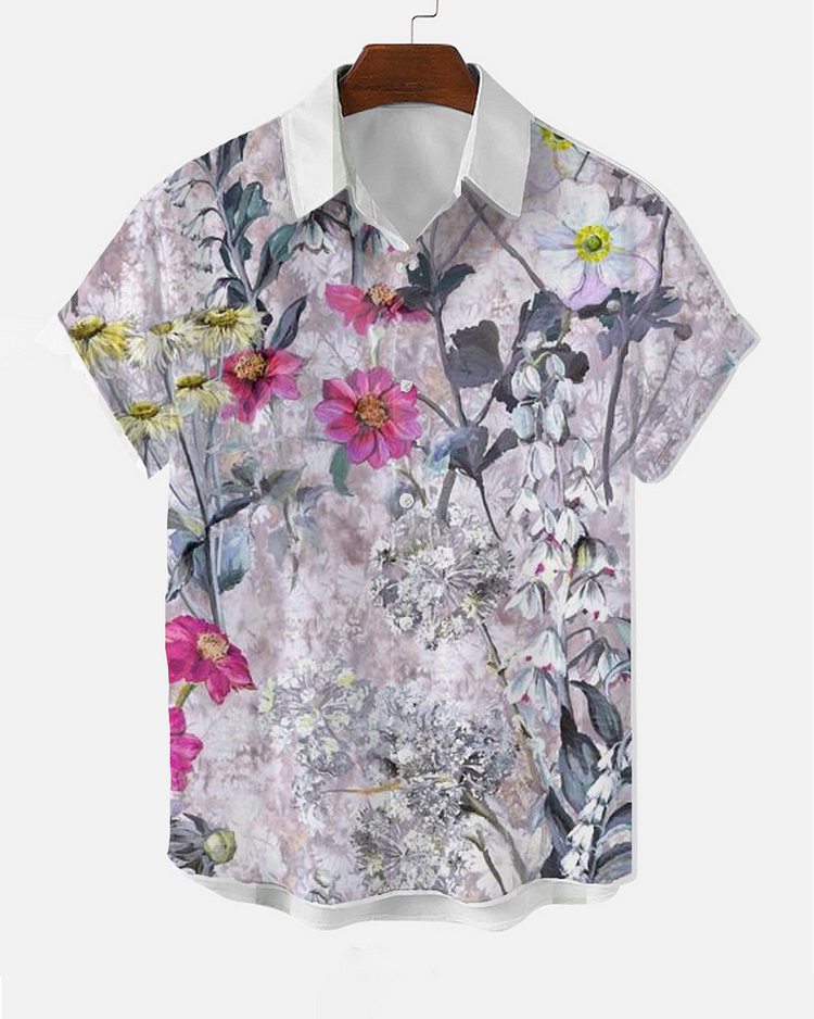 Men's casual  zipper shirt 8c69