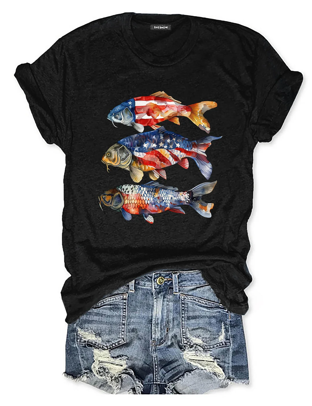 America Fish T-shirt
