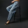 Gioiacombo&trade; Nuovi jeans a gamba larga retr&ograve; alla moda da donna