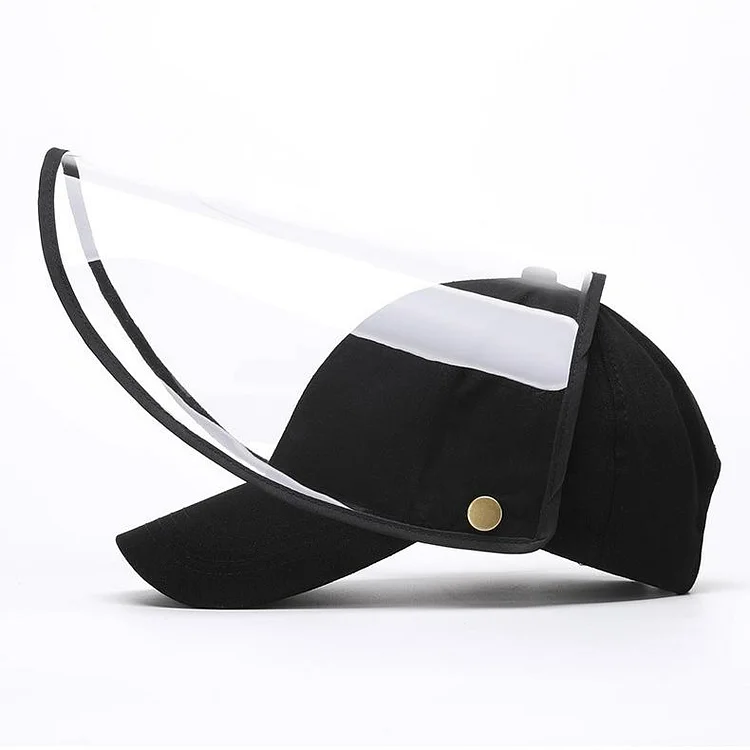 Fisherman Protective Hat Baseball Cap Transparent Protection Mask
