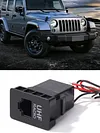 Blank RJ45 Microphone Mic Socket Adapter Car UHF Blank Socket Blank Radio Socket