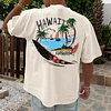  Hawaii Tropical Island Graphic T-Shirt for Men and Women by Inlyline