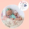 Handmade Baby Doll Girl Mae 20'' Realistic Soft Silicone Vinyl Reborn Asleep Baby Doll Set, Gift for Kids - RBBI-Myrebornbabydoll® Myrebornbabydoll®