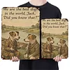 Dog Talk - Vintage Metal Signs - 20*30cm/30*40cm