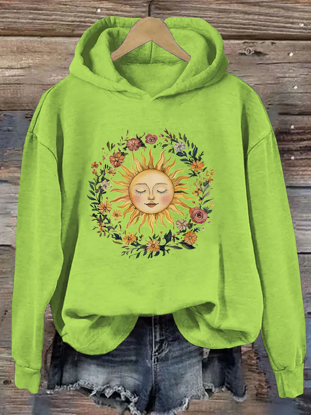 Boho Spiritual Sun Hoodie