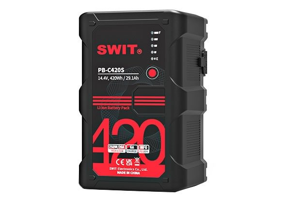 PB-C420S 420Wh Large Capacity V-mount Battery