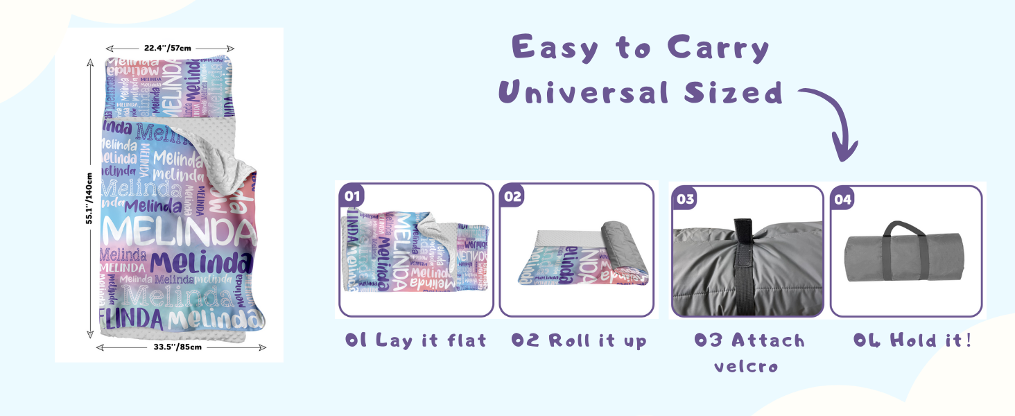 Easy to carry&Universal sized Toddler nap mat