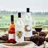 4 Pack DIY Rhinestone Drawstring Wine Gift Bags,  Diamond Painting Wine Decor Bag for Festival Gift Home Table Decor(Sunflower)